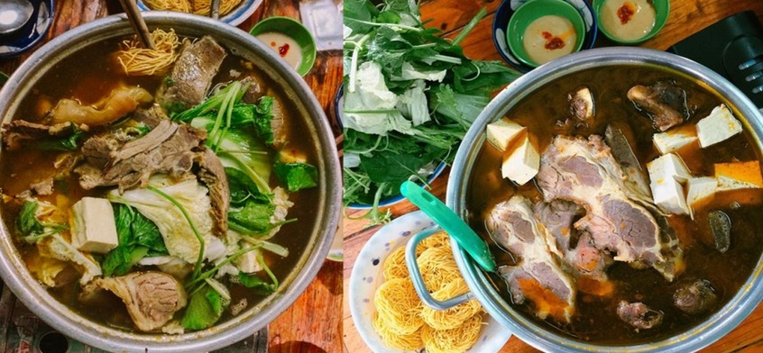 Món lẩu bò ba toa Đà Lạt